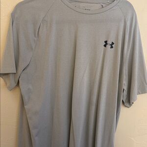 Under Armour Men's Light Gray Short Sleeve Tee